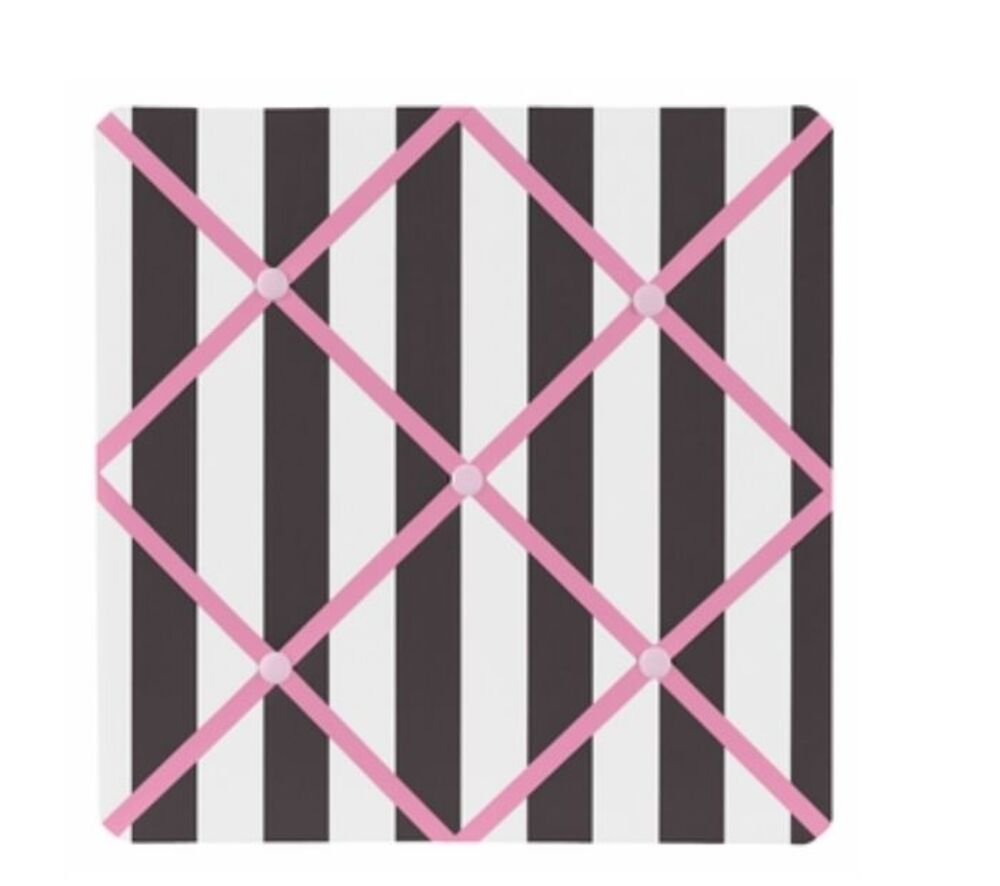 Sweet Jojo Designs Paris Multi-Color Fabric Bulletin Board 13' x 13"